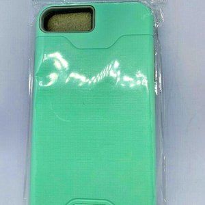 New!  Protecting Hard Thin Green/Gray Case Cover w/stand For iPhone 7 Plus